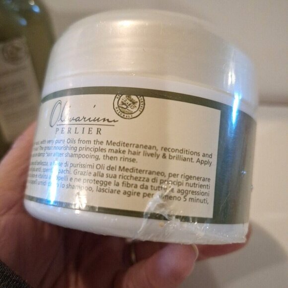 Olivarium Perlier Bath Lot 16.9 Bath Shower Cream Hair Mask 6.8 Hand 3.4 - Picture 12 of 12
